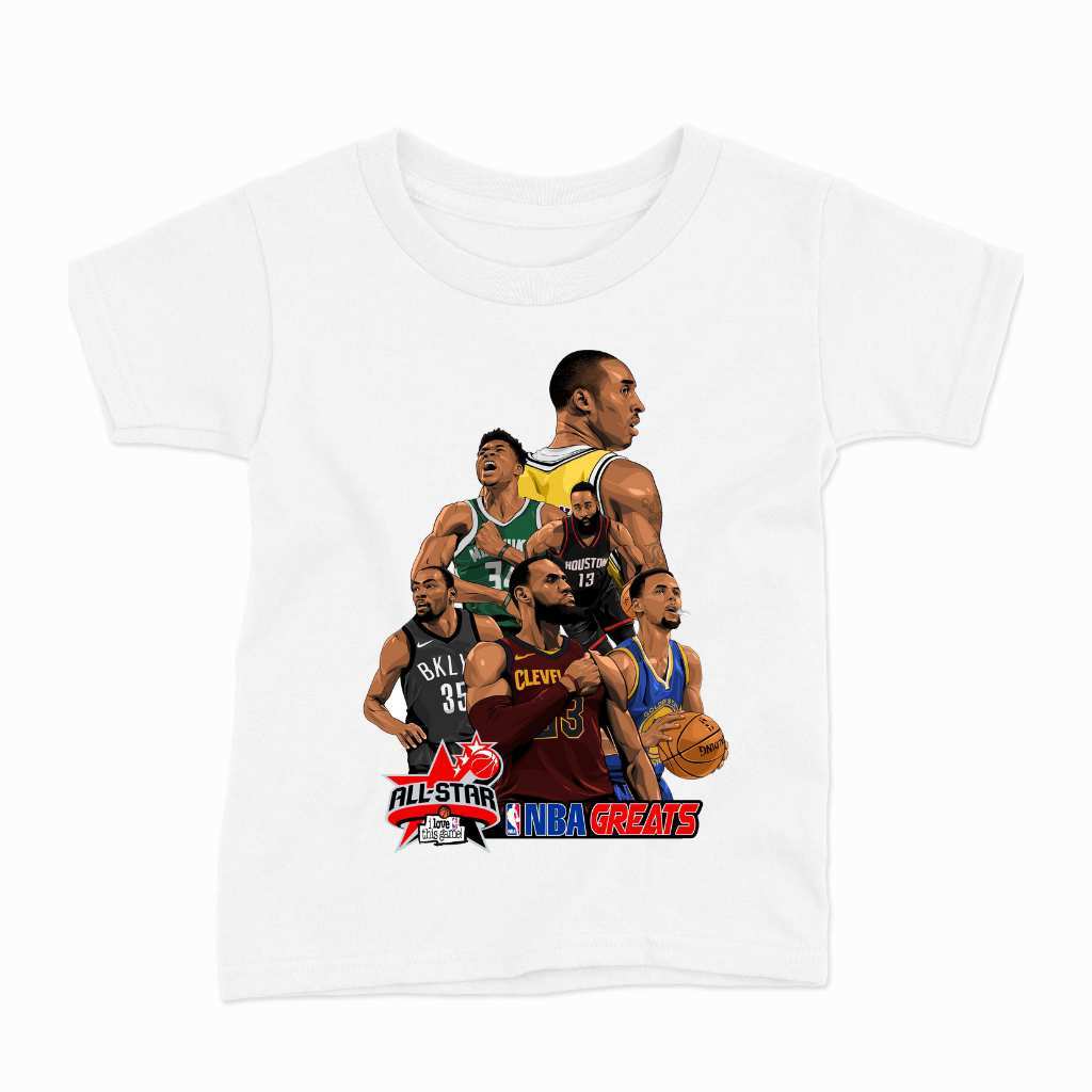 CHILDRENS BASKETBALL เสื้อยืด V1 UNISEX CHILDRENS เสื้อยืดผ้าฝ้าย COMBED PLAIN TSHIRT AGES 2-10 ปี