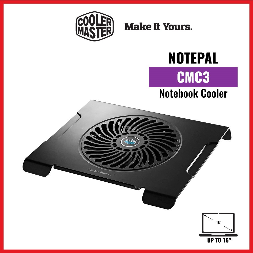 ส่งด่วน พัดลมโน๊ตบุ๊ค Cooler Master NotePal CMC3 Notebook Cooler Cooling Pad