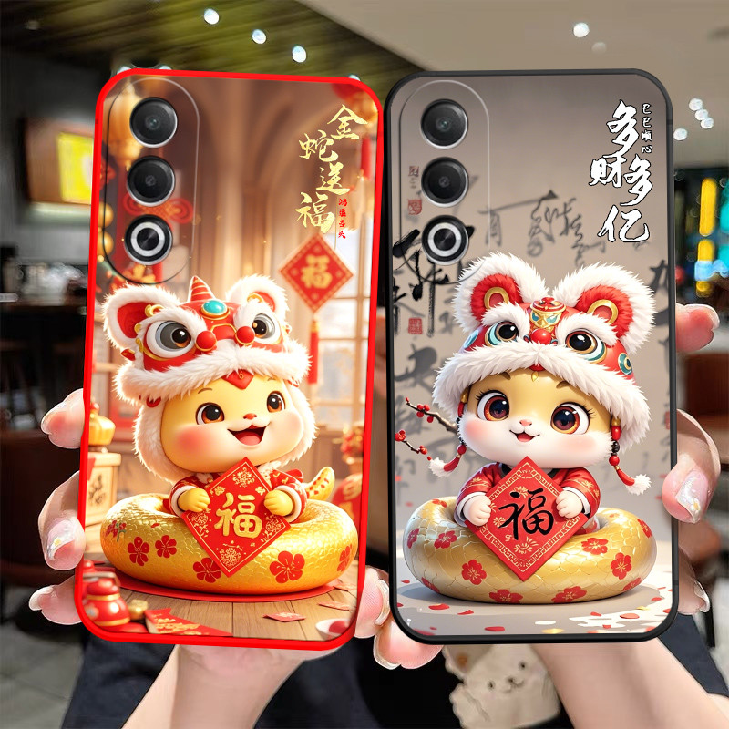 oppo a3x เคส เคสoppo a3x เหมาะสําหรับ oppoa3x เคสโทรศัพท์ 0pp0A3 x ปีงู 0ppoa3x คู่ Oppo a3x อินเทรน