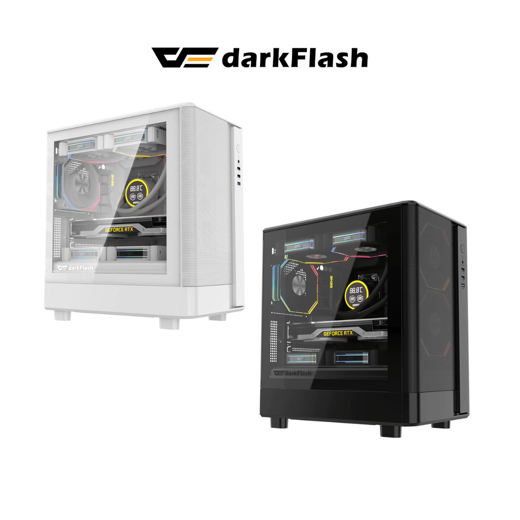 DARKFLASH CASE เคส DB330M MESH LUXURY M-ATX PC รับประกัน 1 ปี