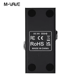 M-vave Guitar Tuner Mini Chromatic Tuner Pedal True Bypass จอแสดงผล LED สําหรับกีตาร์ไฟฟ้าและเบส