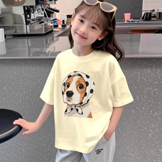 Yout-children เสื้อเด็ก ของเด็ก เสื้อคอกลม cotton ลายพิมพ์ทั…