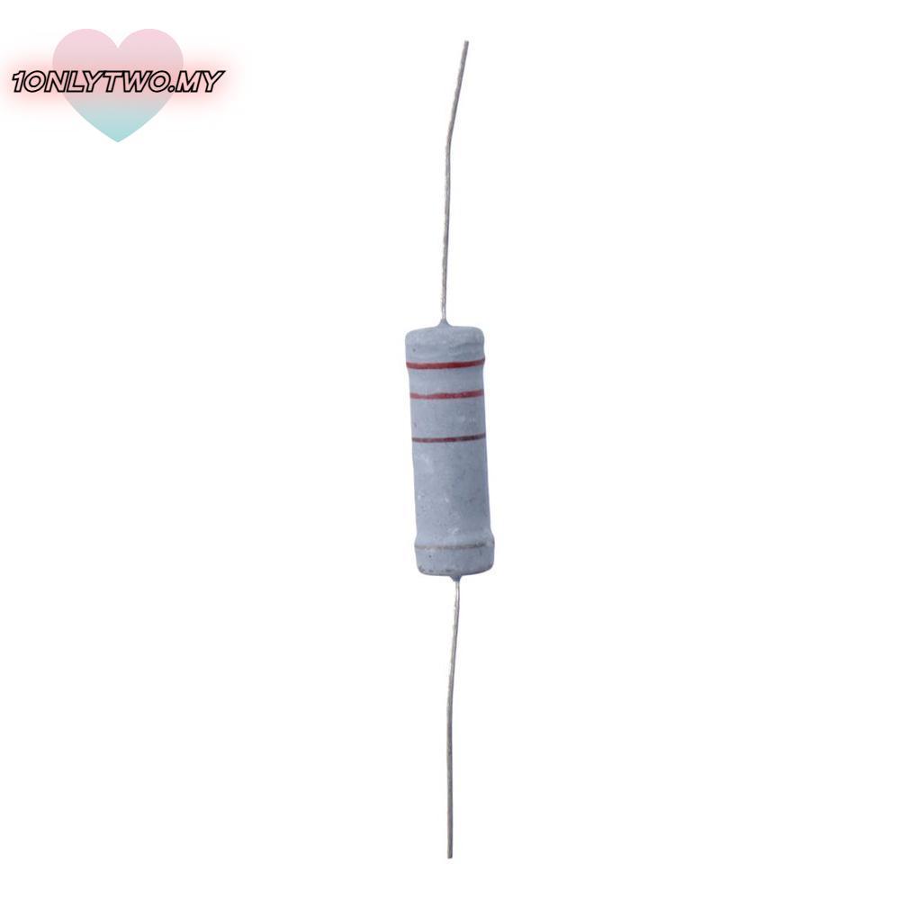 1ONLYTWO 220 Ohm Resistor, ตะกั่ว Axial Proof, ง่ายต่อการเรา 5W 5% Tolerance Metal Oxide Film Resist