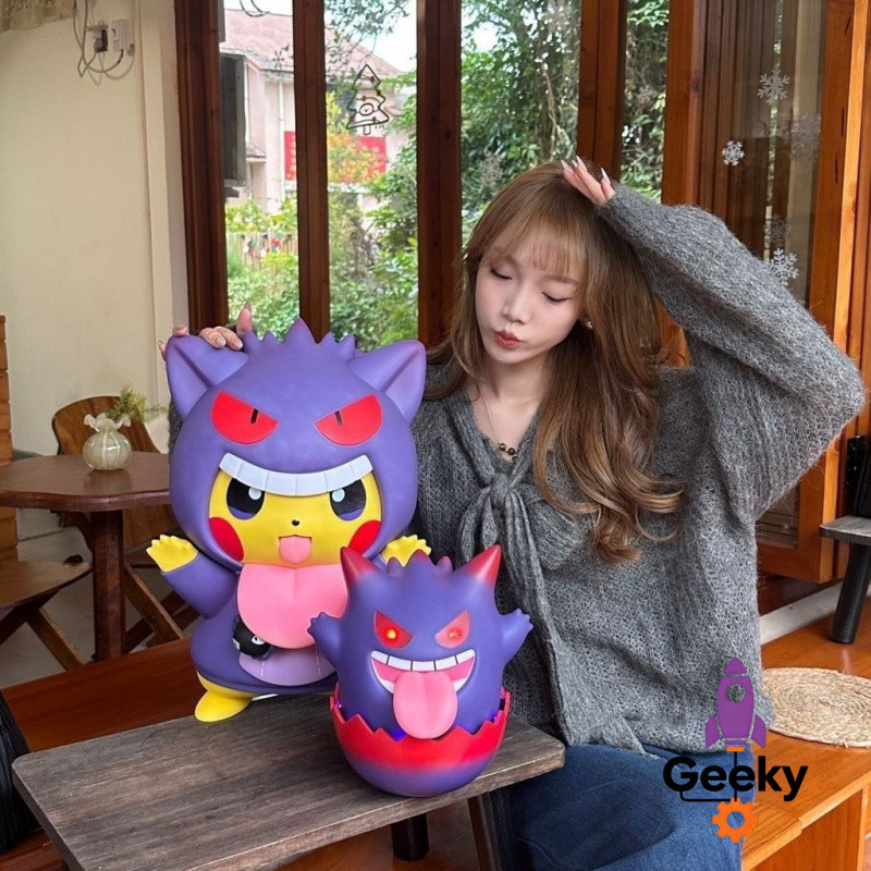 ขายดี Pokémon Pokémon Jenny Turtle Baby Figure Seed Gengar Fire Dragon Doll Doll Decorative Model Gi