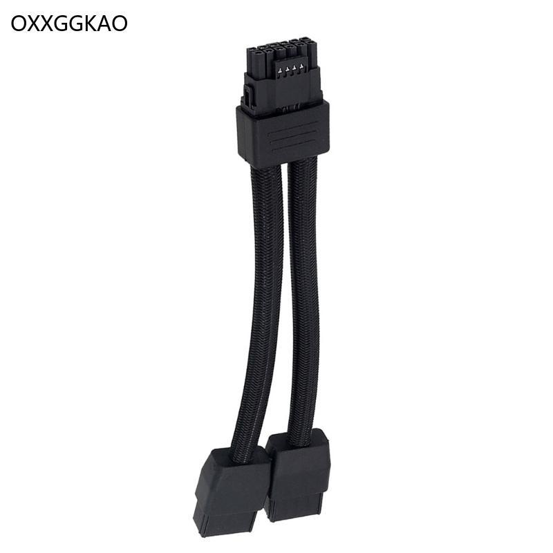 OXXGGKAO 2x8PIN ถึง 16PIN GPU สายไฟสําหรับ 3090Ti 4070Ti 4080 4090
