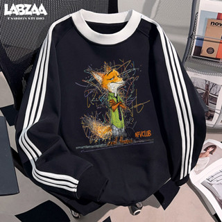 LABZAA แนวอินเทรนสไตล์เกาหลี⚡เสื้อฮู้ดคุณภาพสูง Zootopia Nic…