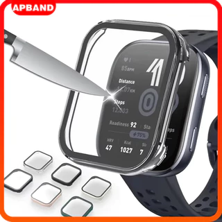 แผ่นป้องกันหน้าจ สำหรับ กระจกนิรภัย PC ปกแข็ง for Smartwatch Amazfit Bip 6 เคสกันกระแทก ป้องกันรอยขีดข่วน อุปกรณ์เสริม