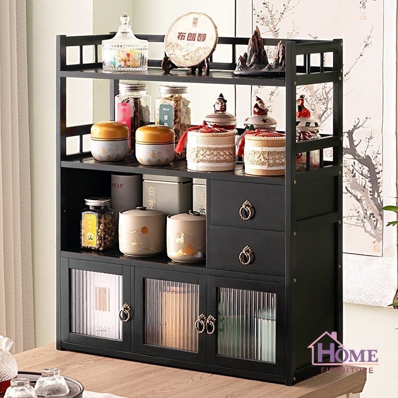 🍁Storage rack Desktop storage rack Bogu rack Tea rack Storage small cup rack🍁