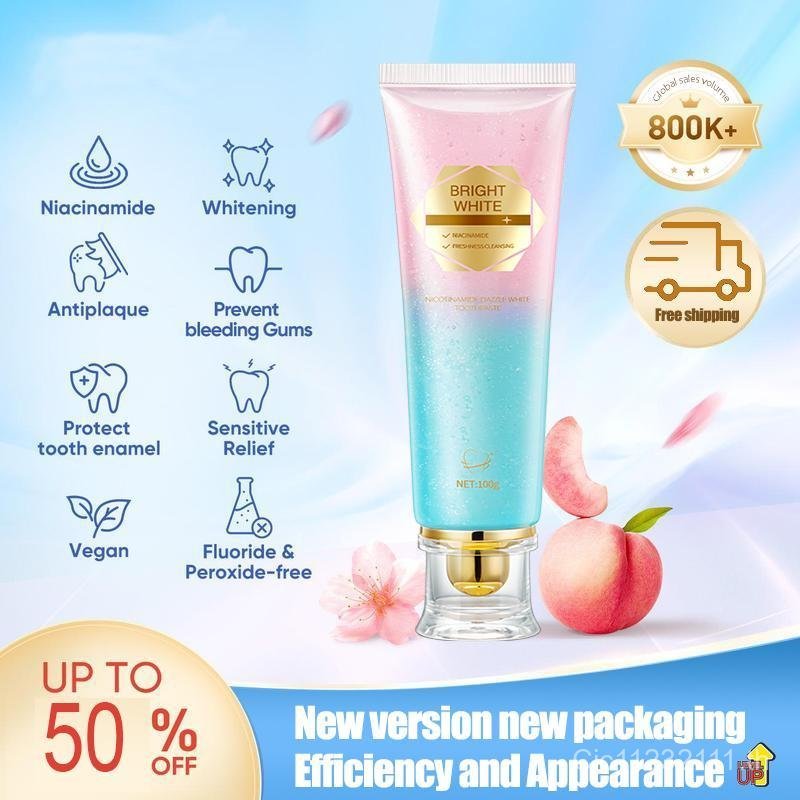 【Triple Whitening】Niacinamide Whitening Toothpaste