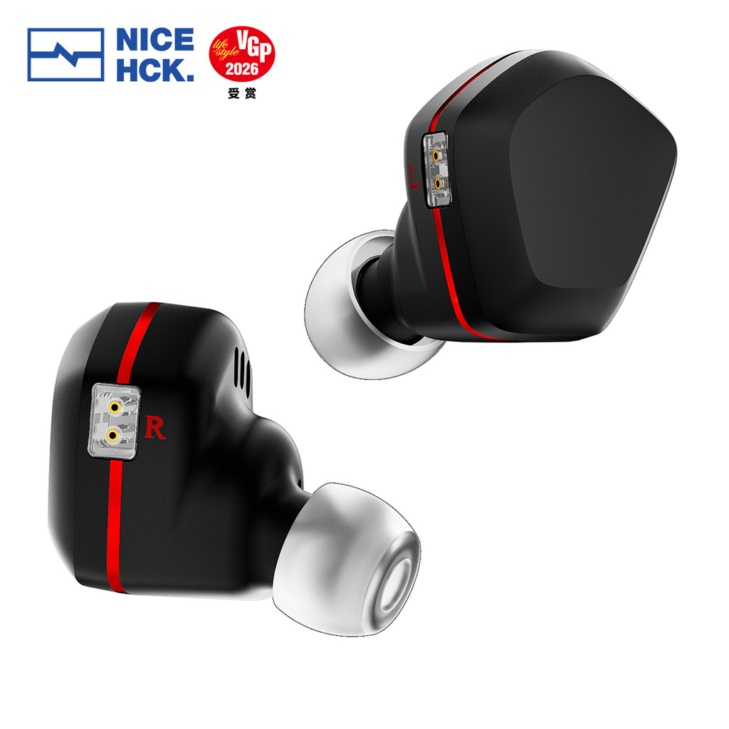 NICEHCK Tears HiFi IEM 10 มม.Dual Mag Circuit High-Flux DD ABS Shell เปลี่ยน 0.78 มม.2Pin 3.5 มม./Type-C ปลั๊กแบบมีสายหูฟัง