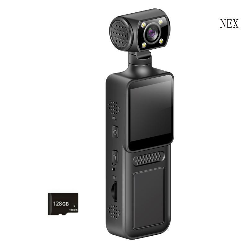 4K Action Camera 180 Degree Rotating Wifi Portable Camera Sports Body Camera