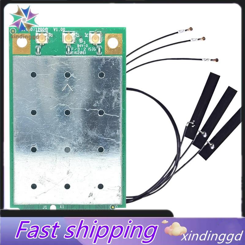 QCA9880 WLE900VX WIFI Card + 3XAntenna 1300Mbps 5Ghz Mini PCIE ไร้สาย WiFi อะแดปเตอร์โมดูลสําหรับ Wi