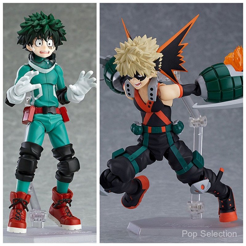 15 ซม.My Hero Academia อะนิเมะรูป SHF Midoriya Izuku Bakugou Katsuki Figma 443 323 PVCโรงรถชุดตัวเลข