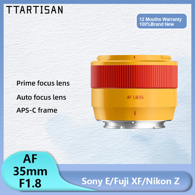 ใหม่ Original TTArtisan 35mm F1.8 II AF Limited Edition APS-C เลนส์ถ่ายภาพภาพรูรับแสงขนาดใหญ่