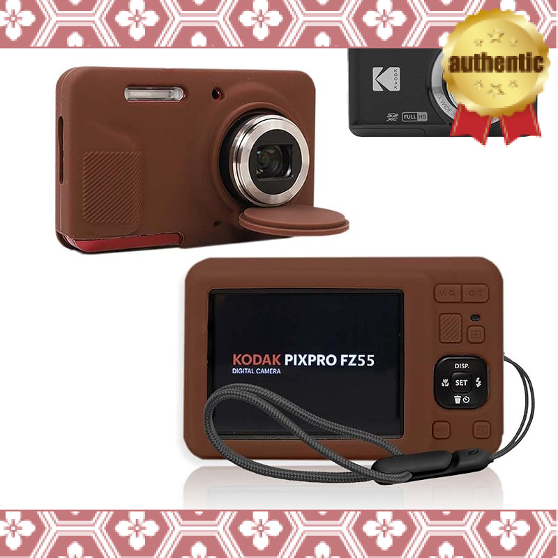 Case Cover Camera Bag for KODAK PIXPRO FZ55 【NOUKAJU】 Silicone Protective Case Cover with Strap for 