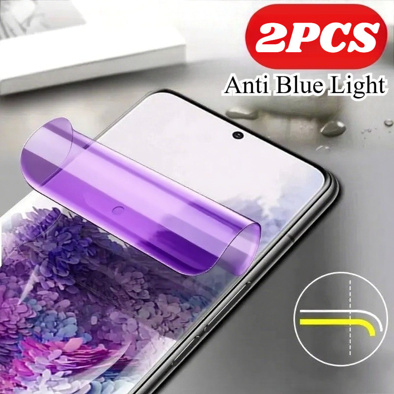 2 ชิ้น HD Soft Hydrogel ฟิล์มสําหรับ iQOO Z9x Z9sPro Z9s Anti Spy ความเป็นส่วนตัว Anti Blue Light Sc