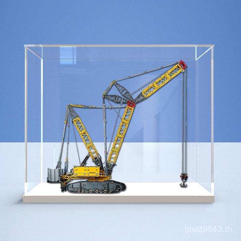 เหมาะสําหรับ 42146 อะคริลิคชุด Birth กล่องกล่องเก็บ Crane HD Lego Display Track Sea Machinery I0LA