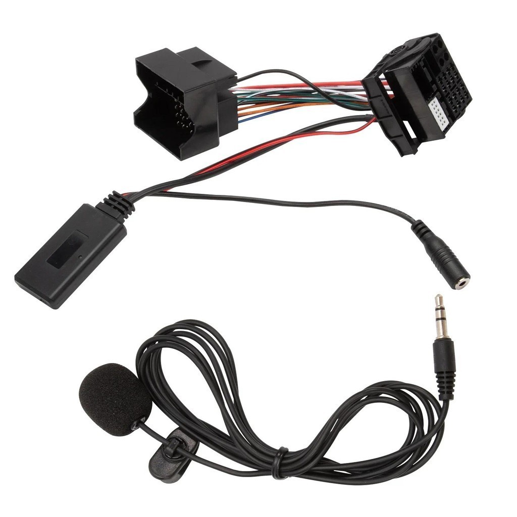 รถบลูทูธAUXเพลงอะแดปเตอร์พร้อมไมโครโฟนสําหรับRCD-210 RCD310 RCD510 RNS-300 RNS310 RNS315 RNS510 Radi