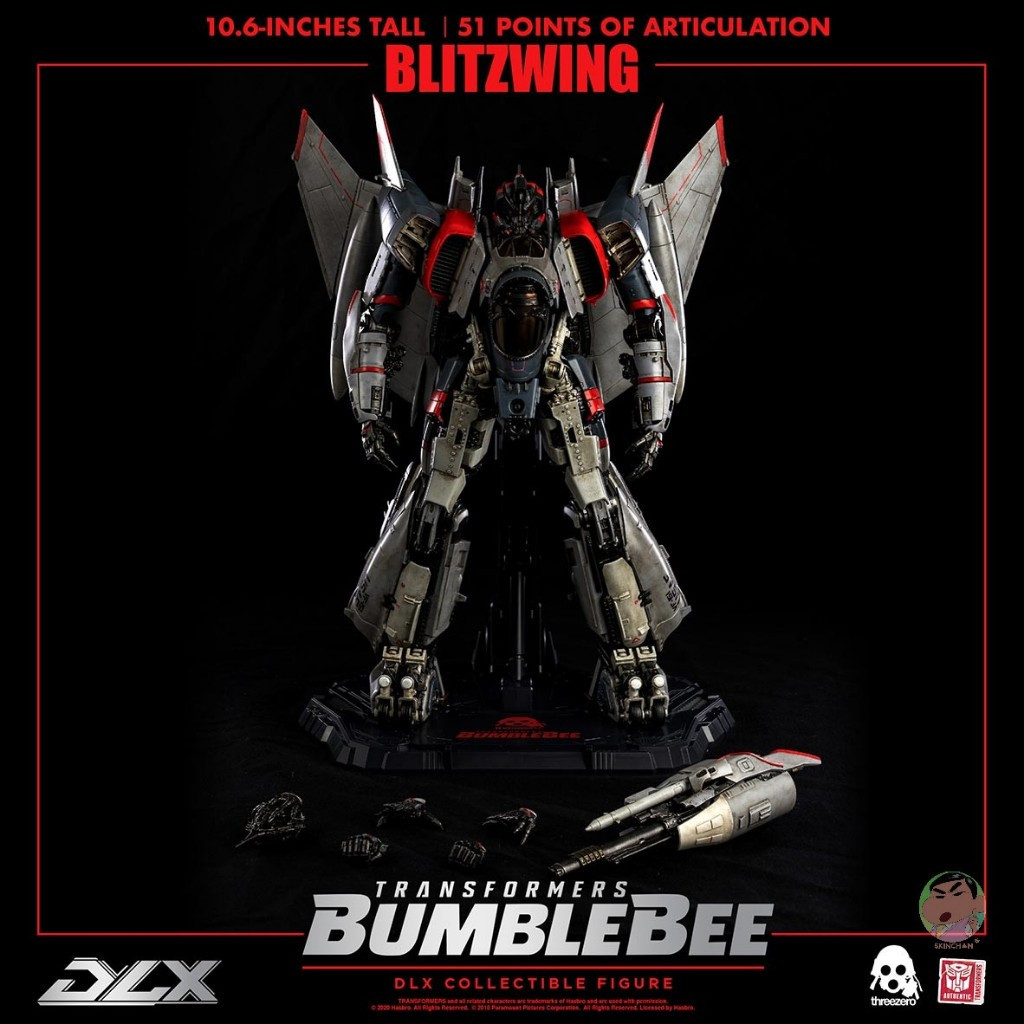 ( ⭕ PRE-ORDER)Threezero Transformers Bumblebee DLX Blitzwing Action Figure