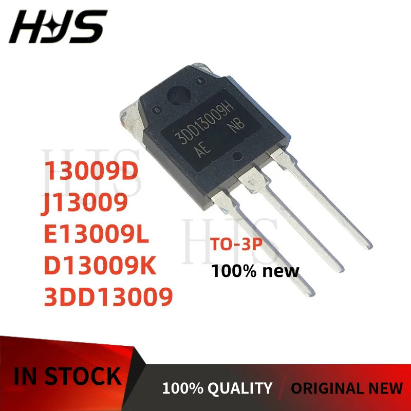5 ชิ้น 13009D E13009L D13009K J13009 3DD1009 TO-3P ทรานซิสเตอร์กําลังสูง