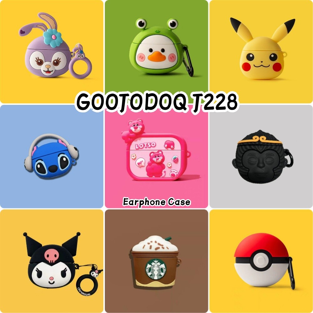 สําหรับ GOOJODOQ J228 กรณีน่ารักการ์ตูนซิลิโคนอ่อนนุ่มหูฟังกรณีปลอก NO.5