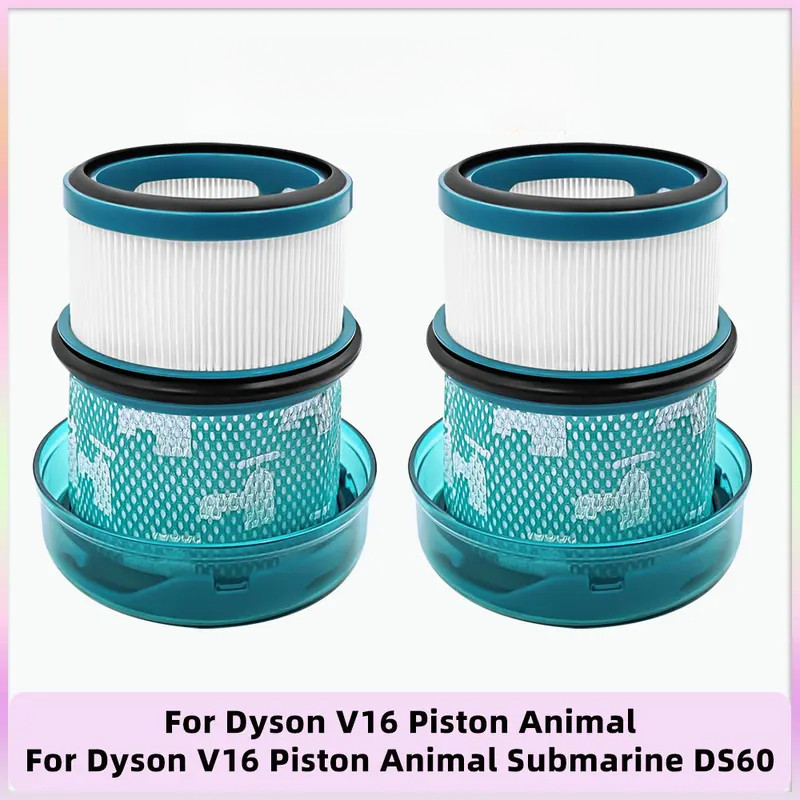 ตัวกรอง HEPA เข้ากันได้กับ (Dyson V16 ลูกสูบสัตว์ / Dyson V16 ลูกสูบสัตว์ Submarine DS60 ) เครื่องดู