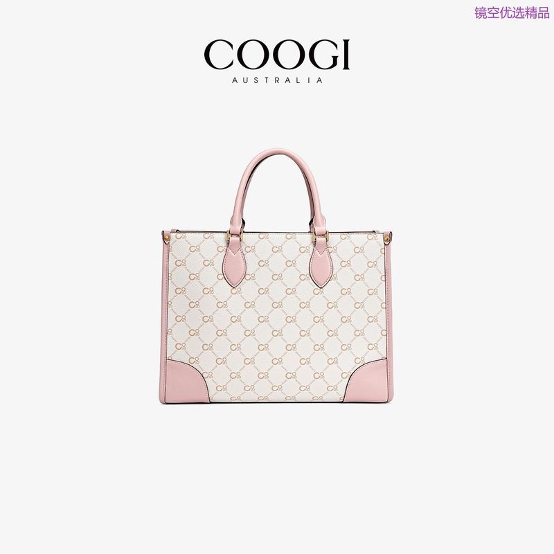 COOGI กระเป๋าสุภาพสตรี 2026 สไตล์หรูหรา ปรับได้หลายโอกาส ทรงใหญ่ น้ำหนักเบา