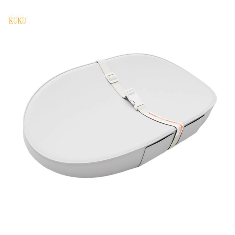 KU* Baby Changing Table Mat พื้นผิวกันน้ํา Safety Buckles ขนาดเล็กสําหรับทารก
