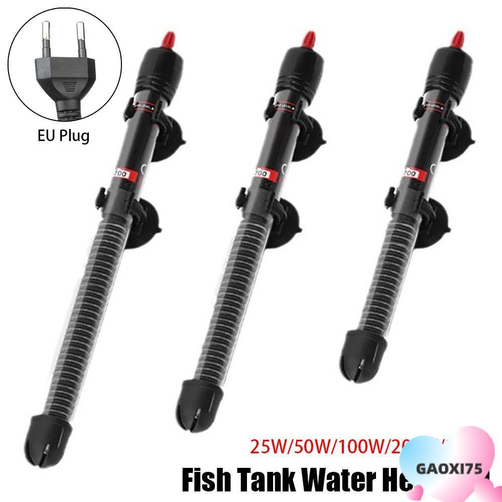 GAOXI75 1 ชิ้น Submersible Heater, EU Plug 25 W/50 W/100 W/200 W/300 W Thermostat เครื่องทําความร้อน Rod,ปรับอุณหภูมิ Aquarium ถังปลา AT700 น้ําความร้อน Rod