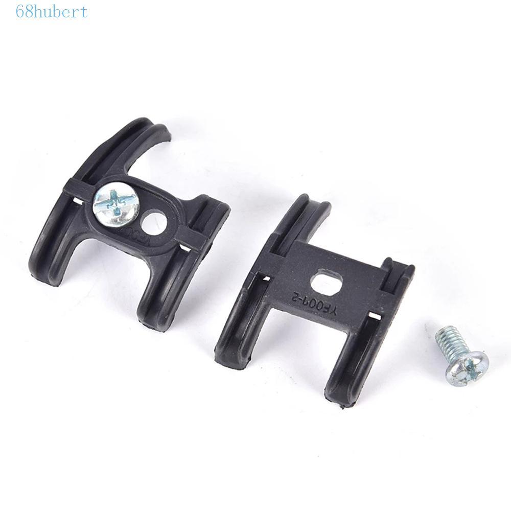 HUBERT คู่มือสายเคเบิลจักรยานพร้อมสกรูสีดำ สำหรับจักรยาน MTB และเสือหมอบ