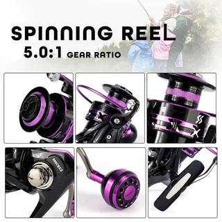 LUCKY MAN รอกตกปลาโลหะทั้งตัว 12+1BB รอกตกปลา 1000-5000 หลากหลายขนาด Fishing Reels