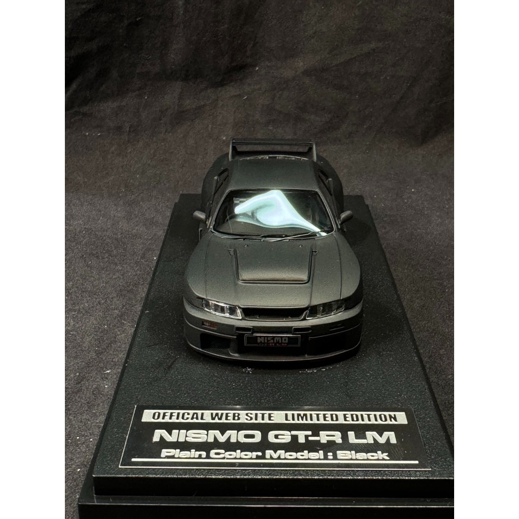 HPI 1/43 Nissan GT-R LM Road Car(R33) ประเภท:8475 สี: สีดํา, ไม่มีแต่งหน้า BBR MR Looksmart Fline 19