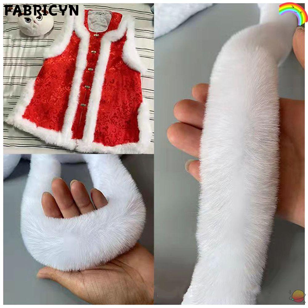 FABYN Furry Ribbon Collar Trimming Ribbon Furry Fluffy Faux Rabbit Furry