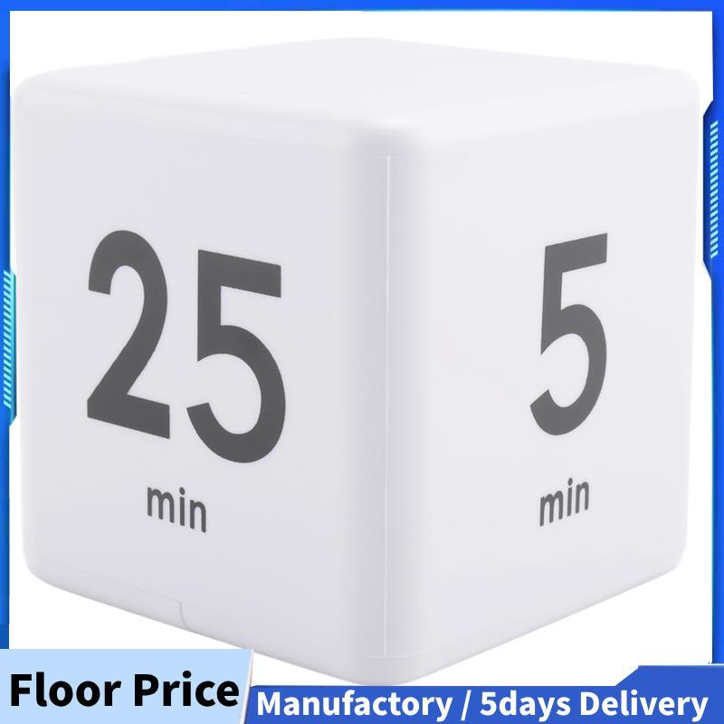 Cube Timer Kitchen Timer Time Management Timer สําหรับเซ็นเซอร์ Flip Management และนับถอยหลัง 25-5-4