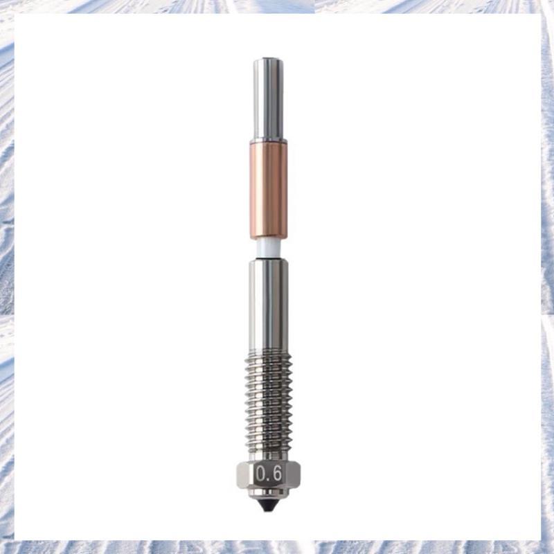 หัวฉีดเปลี่ยนหัวฉีด Bimetal สําหรับ QIDI Q2 Q2c 3D เครื่องพิมพ์, สําหรับ PLA, PETG ABS, FASMA PC, PA