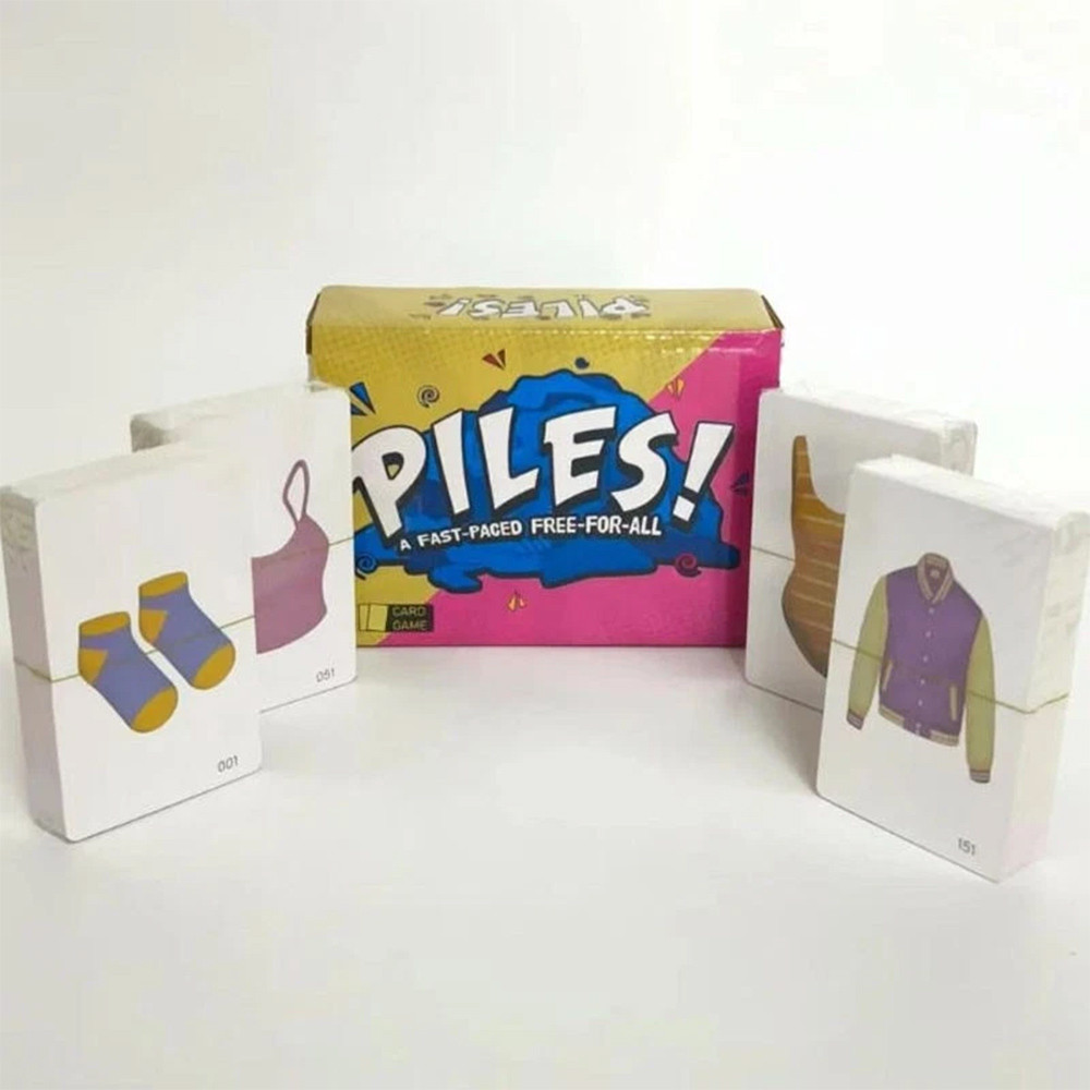 Piles - Fast Paced Card Game Board Game Friendly Spot