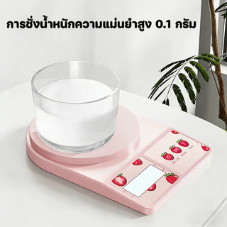 ตาชั่งดิจิตอล เครื่องชั่งอาหาร ตาชั่งขนาดเล็ก แสดงผลดิจิตอลคาร์ตูนมินิ มีความแม่นยำสูง พกพาสะดวก เหมาะสำหรับห้องครัว