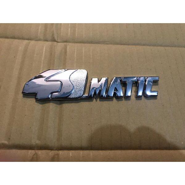 ตราสัญลักษณ์ Avanza 4matic โลโก้ 4matic ตราสัญลักษณ์อัตโนมัติ 4 อัน