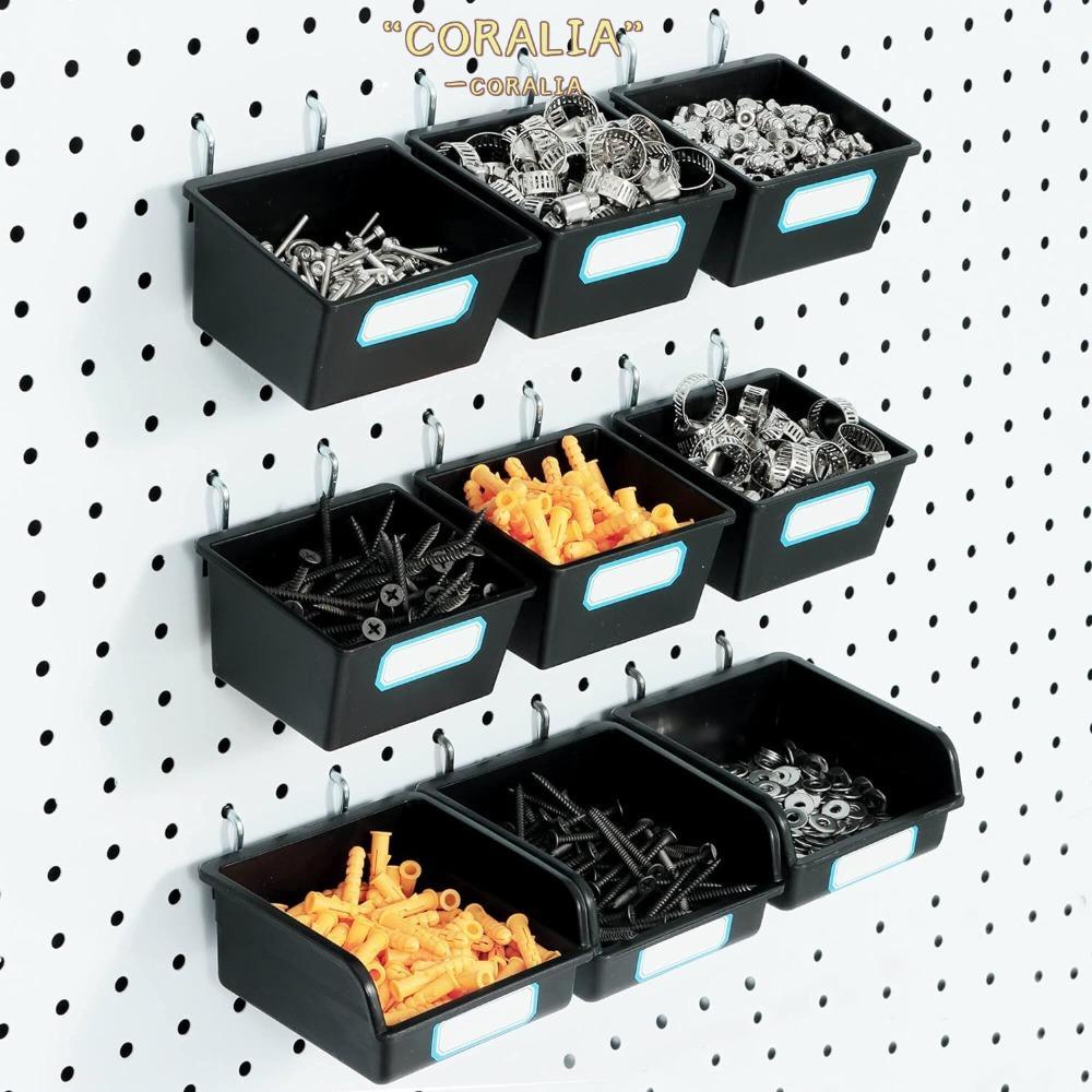 ตะขอ Pegboard CORALIA, ถัง Pegboard PP, อุปกรณ์จัดระเบียบ