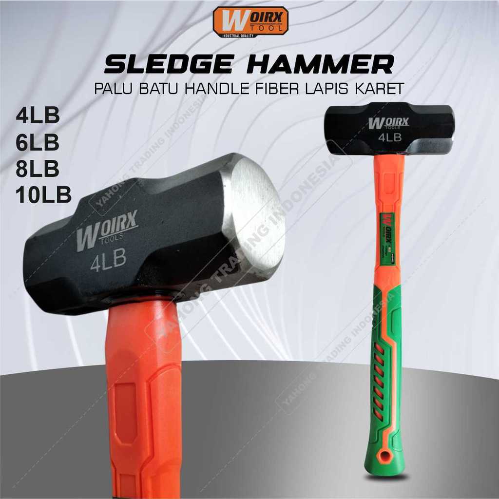 Bodem Sledge ค้อนยางไฟเบอร์ Handle 4LB 6LB 8LB 10LB WOIRX เครื่องมือ