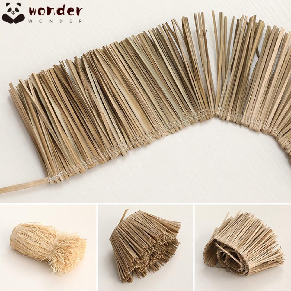 WONDER Lafite Grass Garland ทนทาน Home Supply Jute Fringe Trim