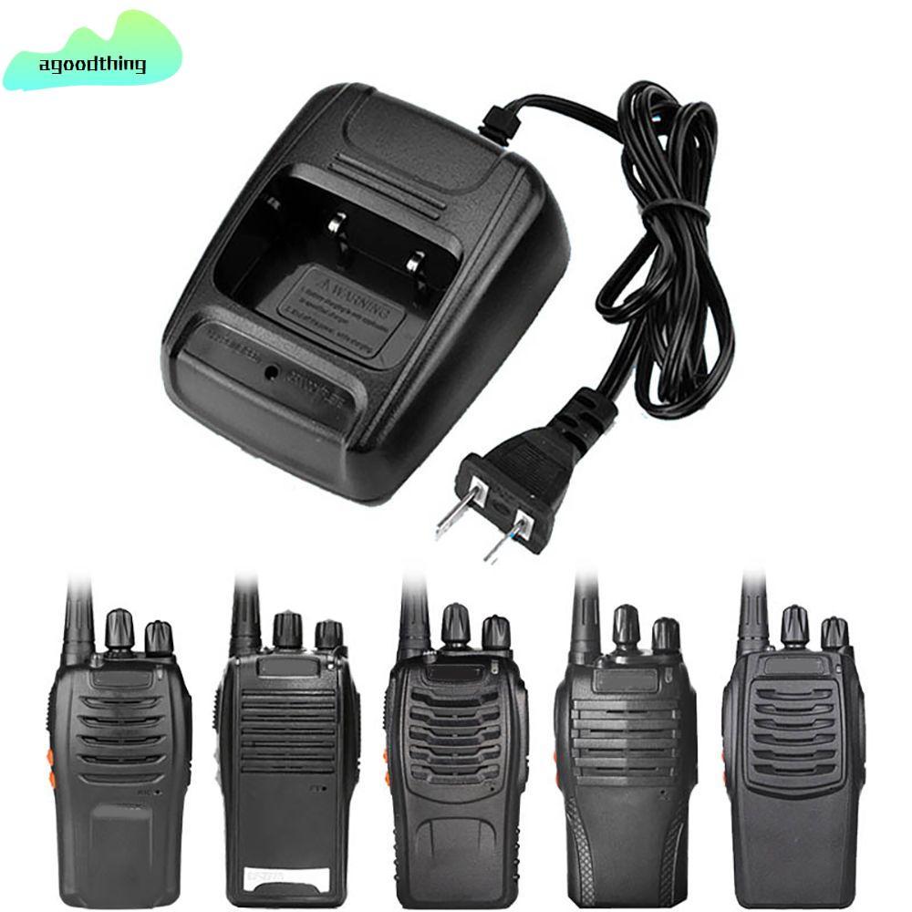 AGOODTHING สําหรับ BAOFENG Universal Desktop Charger อุปกรณ์เสริม Li-ion Battery Charger