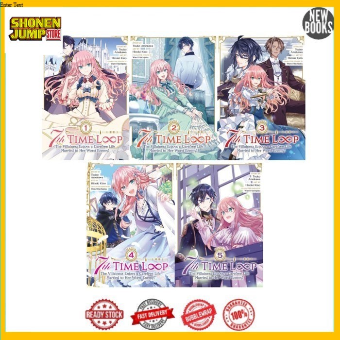 Manga 7th Time Loop (ซีรีส์ 7 เล่ม) ภาษาอังกฤษ