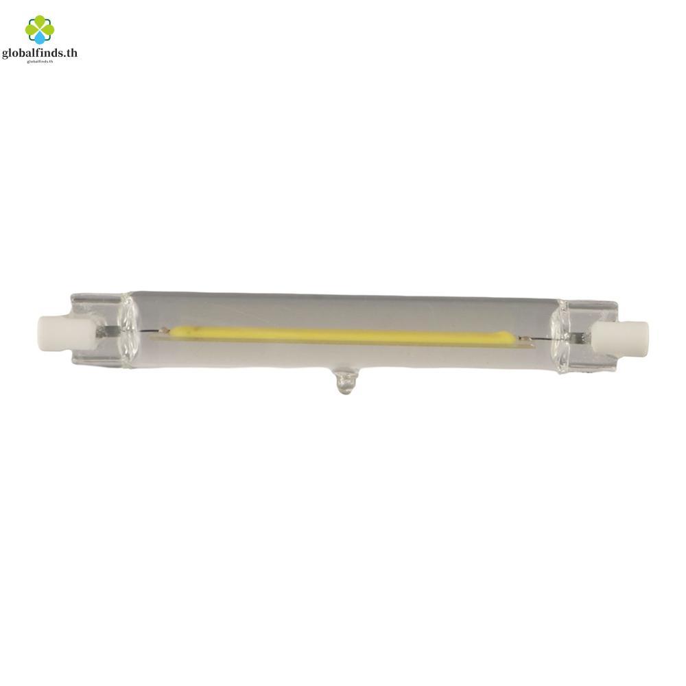 LFINDS R7S หลอดโคมไฟ,หรี่แสงได้ 110v/220v COB Tube Bulb, Spotlight 360 Glow เปลี่ยนบ้าน