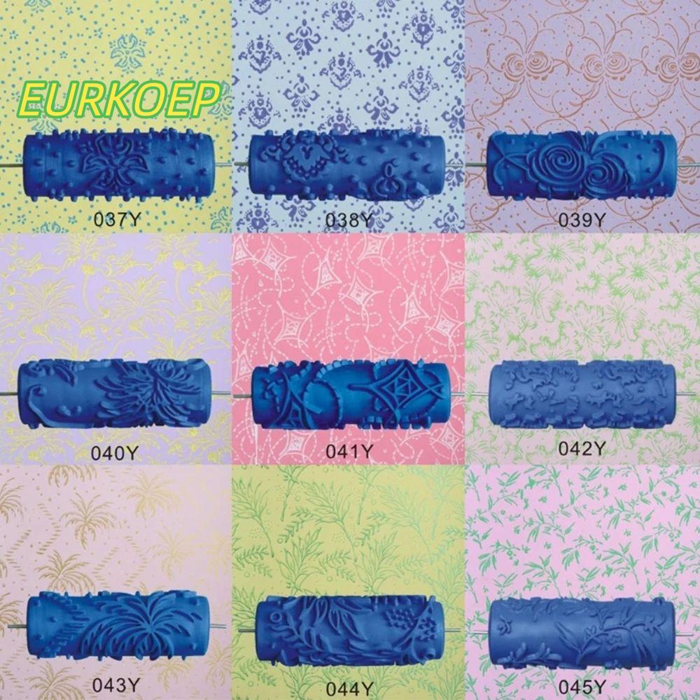 MAILE Grain Paint Roller Arts Paint Texture Pigment การพิมพ์วอลล์เปเปอร์แปรงเครื่องมือรูปแบบเลียนแบบ