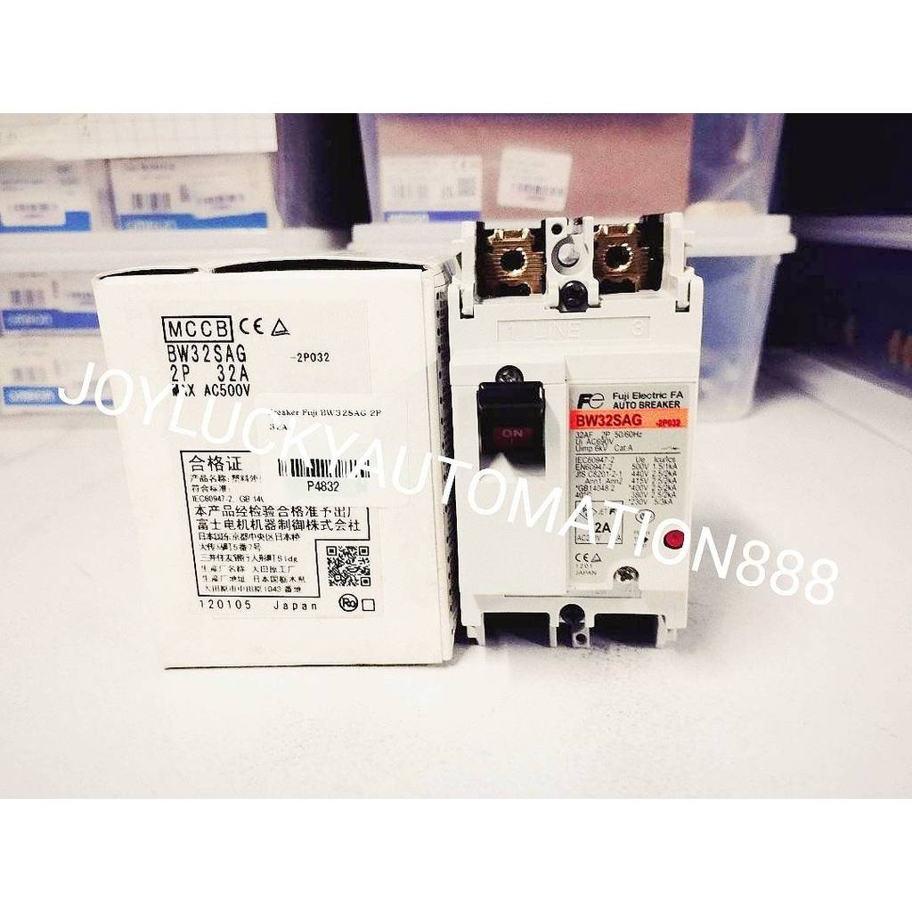 Breaker Fuji BW32SAG 2P 32A FUJI Molded Case Circuit Breakers เบรกเกอร์รุ่นมาตรฐานของฟูจิ อิเล็คทริค