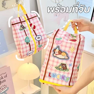 5 ชิ้น ออแกไนเซอร์ กระเป๋าเก็บของ เก็บกระเป๋า ถุงเก็บซิปหนา กันน้ำ แบบพกพา travel