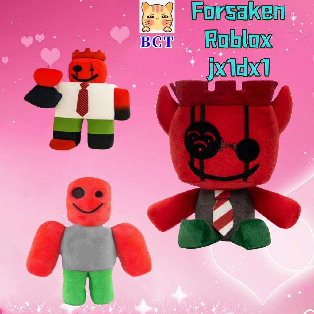 BCT ✨ในสต็อกในสต็อก✨ Roblox jx1dx1 Plushie Fun Forsaken Twotime Artful ตุ๊กตาตุ๊กตาน่ารัก Forsaken V