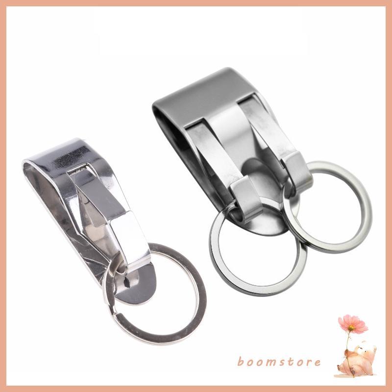 Boom Belt Key Clip Double Single Rings Fashion for Key Holder with Belt Clip and for Key Double Ring