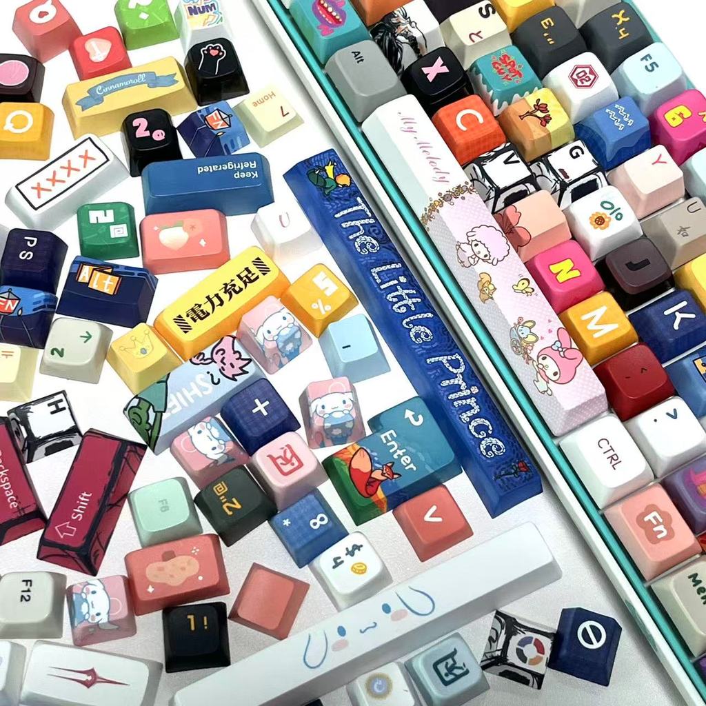 keycap anime xda keycap ถุงขยะ Keycap PBT Sublimation Keycap ความสูง Keycap สุ่มข้อบกพร่องเล็กน้อย C